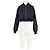 Maje Short Black Bomber Jacket