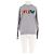 Autre Marque LA DOUBLEJ Grauer Baumwoll-Sweatshirt Divine