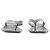 JW Anderson Chanclas Leaf de cuero verde - vista 3