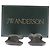 JW Anderson Chanclas Leaf de cuero verde - vista 8