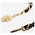 Chanel Black and gold Coco Mark 1982 chain belt - view 3