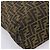 Borsa Tote FENDI Zucca Canvas Nylon Marrone Nero - vista 11