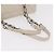 Borsa a tracolla CHANEL Chain Matelasse in pelle d'agnello Ivory Silver CC - vista 7