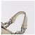 Borsa a tracolla CHANEL Chain Matelasse in pelle d'agnello Ivory Silver CC - vista 8