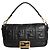 Fendi Sac Baguette en cuir noir
