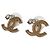 Chanel Pendientes Gold Coco Mark 10A