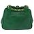 Borsa a tracolla CHANEL Matelasse con catena in pelle d'agnello verde e CC dorato - vista 2