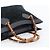 Borsa a mano GUCCI Bamboo Camoscio Nero Tono Oro 002 2853 0260 0 - vista 7