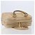 LOEWE Amazona 28 Bolsa de mão em couro dourado - vista 14