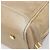 LOEWE Amazona 28 Bolsa de mão em couro dourado - vista 18