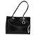 Borsa Tote Christian Dior Pelle verniciata Black Silver - vista 13