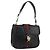 Borsa a tracolla GUCCI Web Sherry Line Jackie in pelle nera, oro e rosso