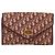 Borsa a tracolla con catena Christian Dior Trotter Canvas Rosso Oro - vista 13