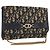 Borsa a tracolla con catena Christian Dior Trotter Canvas Navy Gold - vista 21
