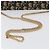 Borsa a tracolla con catena Christian Dior Trotter Canvas Navy Gold - vista 7