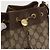 Borsa GUCCI GG Supreme Web Sherry Line PVC Beige Gold 164 02 085 - vista 10