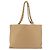 CHANEL COCO Mark Chain Tote Bag aus Lammleder Beige Gold CC - Ansicht 13
