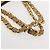 CHANEL COCO Mark Chain Tote Bag aus Lammleder Beige Gold CC - Ansicht 8