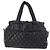 Cocoon Bolso de mano CHANEL Nylon Negro Plata CC - vista 2