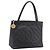 Borsa Tote Standard CHANEL Pelle Caviar Nero Oro CC