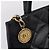 Borsa Tote Standard CHANEL Pelle Caviar Nero Oro CC - vista 19