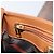 Borsa a mano LOEWE Velazquez in pelle marrone e oro - vista 21