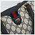 Borsa Boston GUCCI GG Supreme Sherry Line PVC Navy Gold Red 111 02 006 - vista 18