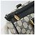 Borsa Boston GUCCI GG Supreme Sherry Line PVC Navy Gold Red 111 02 006 - vista 9