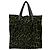 Borsa Tote Prada in nylon e pelle con stampa leopardata e logo triangolare - vista 3