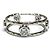 Autre Marque Anello Tiffany & Co. Elsa Peretti Platinum 950 Double Wire con 5 diamanti
