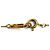 Autre Marque Collana Tiffany & Co. Tre Cerchi in Oro Giallo 18K e Diamanti - vista 7