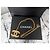 Colar Chanel CC 12A XL Logo Matte Tom Dourado - vista 12