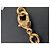 Colar Chanel CC 12A XL Logo Matte Tom Dourado - vista 6