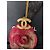 Colar Chanel CC 12A XL Logo Matte Tom Dourado - vista 7