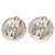 Chanel Coco Mark Vintage Runde Clip-Ohrringe - Ansicht 2
