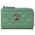 Chanel Coco Mark Matelassé L-shaped Zipper Fragment Case
