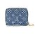 Portamonete Zippy in denim Monogram Louis Vuitton - vista 2