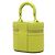Borsa a mano Gucci Bamboo in pelle verde chiaro - vista 2