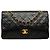 Chanel Black Medium Classic Lambskin Double Flap