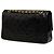 Chanel Black Medium Classic Lambskin Double Flap - view 2