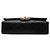 Chanel Black Medium Classic Lambskin Double Flap - view 3