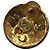 Orecchini Chanel Gold CC placcati in oro rotondi con chiusura a pressione - vista 6