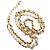 Chanel White Mini Quilted Glazed Calfskin Pearl Side Flap - vista 7