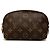 Necessaire Louis Vuitton Brown Monogram Cosmetic Pouch PM