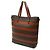 Autre Marque Borsa Shopper Saint Laurent Le Monogramme in tela rivestita marrone e pelle - vista 2