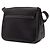 Sac messager Prada en cuir de veau noir avec boucle - vue 2