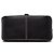 Sac messager Prada en cuir de veau noir avec boucle - vue 3