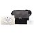 Sac messager Prada en cuir de veau noir avec boucle - vue 7