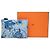 Hermès Blue Silk Ex Libris Les Parisiennes Kosmetiktasche - Ansicht 7