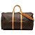 Louis Vuitton Brown Monogram Keepall Bandouliere 50